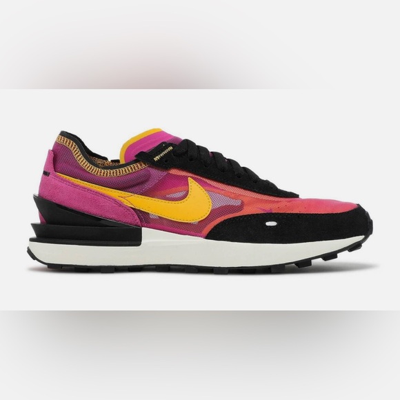 NEW🔥Nike Waffle One Active Fuchsia Pink Purple Black Gold DA7995-600 - Picture 4 of 4
